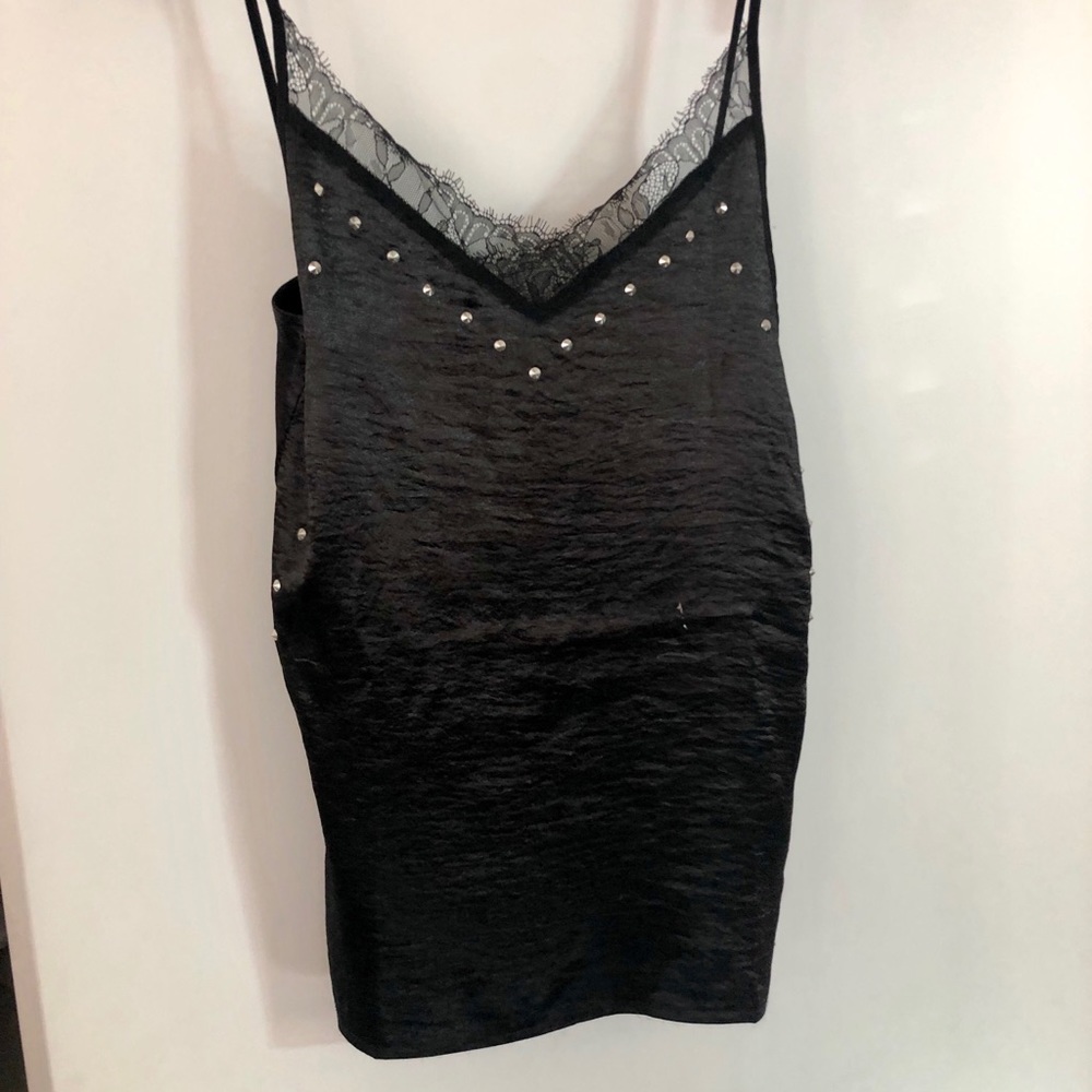 Zara Silk Laced Cami SMALL